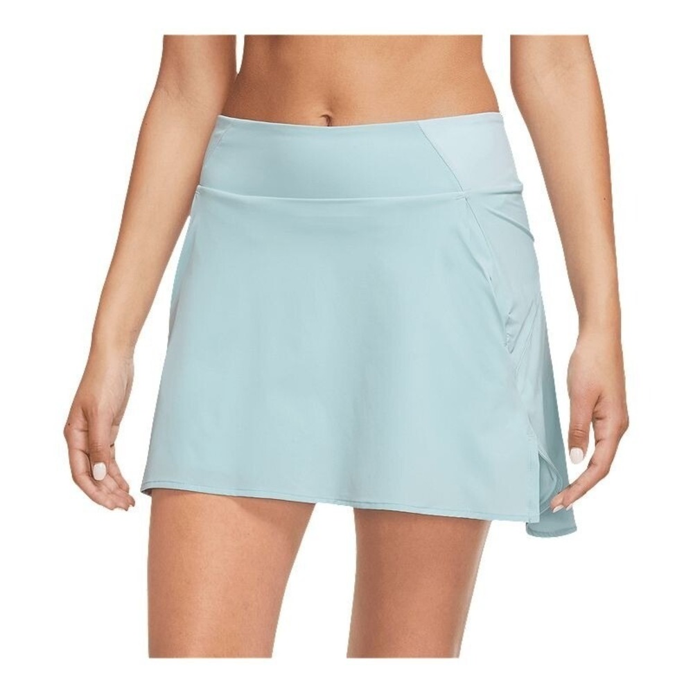 Nike Women's Dri-FIT Bliss Mid-Rise Skort, large, blue